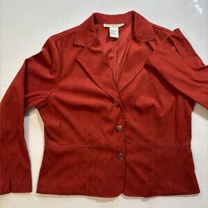 Requirements Vintage rust blaster. SZ XL Fall‎ color suede like feel.